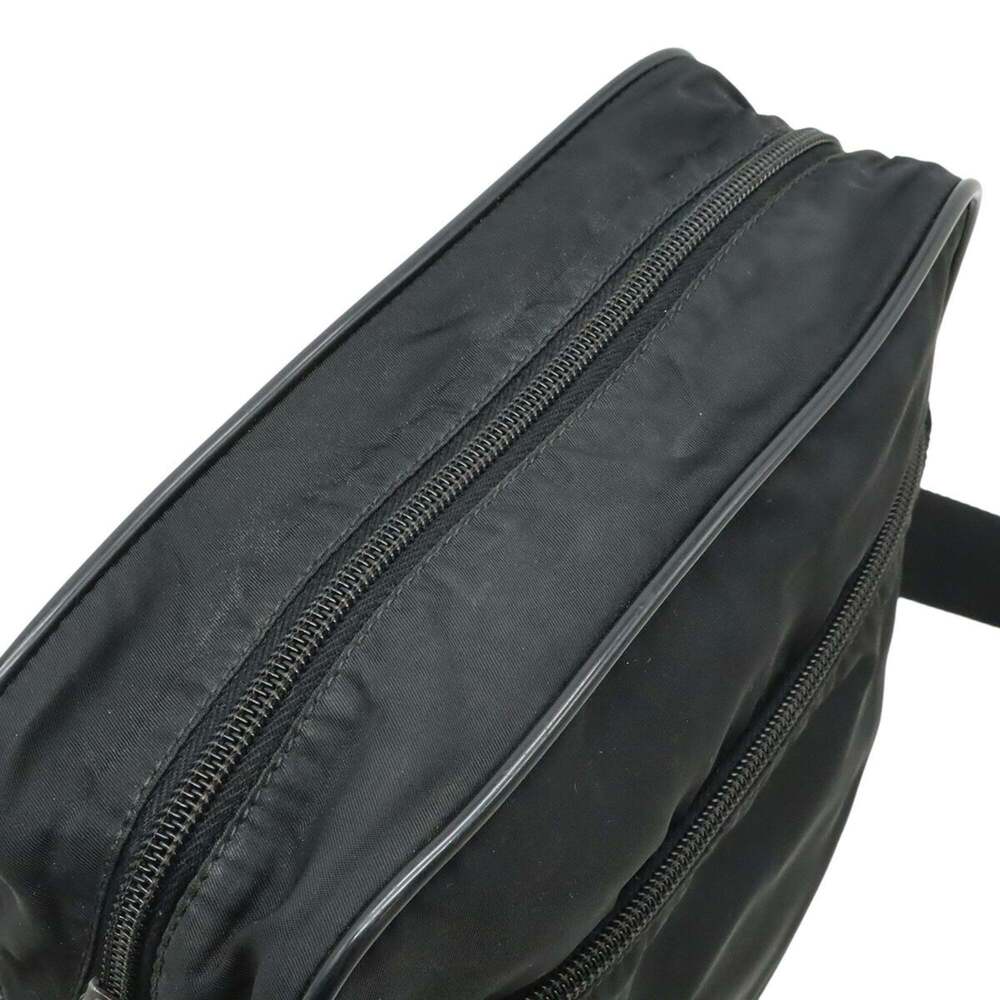 PRADA Black Leather Shoulder Bag - Picture 6 of 10